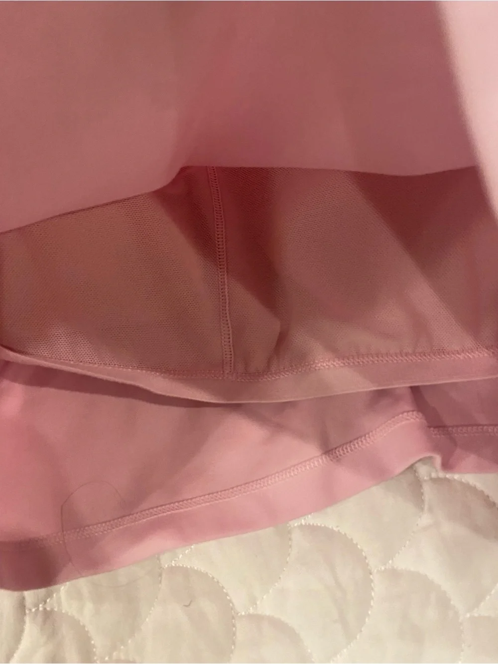 Aerie Offline Real Me Low Key Longline Sports Bra Pink Large
